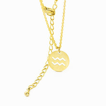 Load image into Gallery viewer, Astrology Choker 12 Stars Zodiac Signs