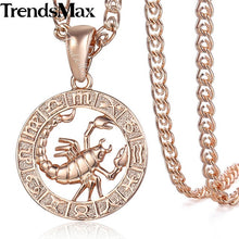 Load image into Gallery viewer, Scorpio Zodiac Sign Necklace For Women