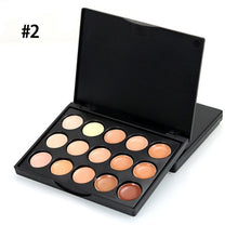 Load image into Gallery viewer, New Face Concealer Makeup Palette +Brushes +Puff Set