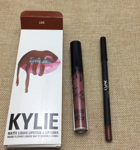 KYLIE matte lipstick+lips pencil