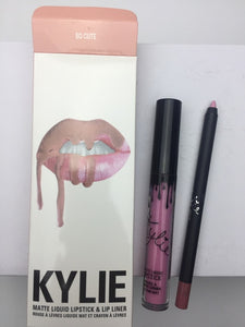 KYLIE matte lipstick+lips pencil