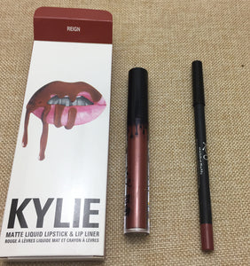 KYLIE matte lipstick+lips pencil