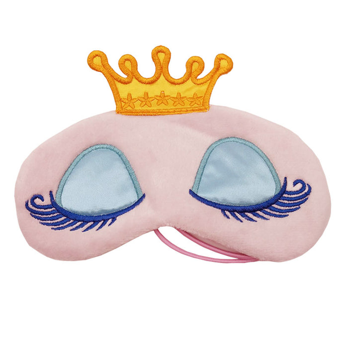 Pink/Blue Crown Sleeping Mask