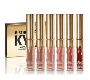 Kyliejenner Gold Matte Liquid Lip Gloss Set