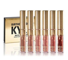 Load image into Gallery viewer, Kyliejenner Gold Matte Liquid Lip Gloss Set